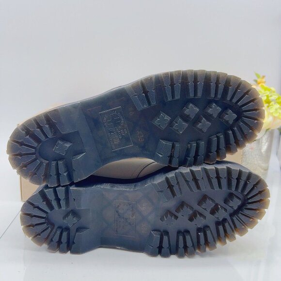 DR. MARTENS 1461 Quad Platform Shoe Oxford White Smooth Leather Womens US 9 M 8 - Picture 9 of 10